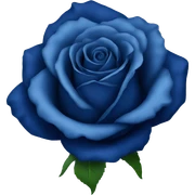 Dark blue rose  sticker