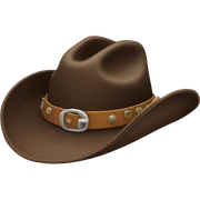 Cowboy hat  sticker