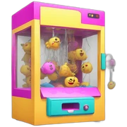 claw machine sticker