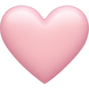 pastel pink heart sticker