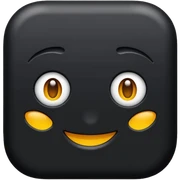 Черные sticker