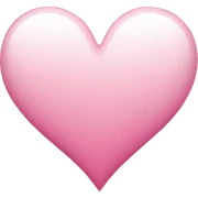 Pink and white heart  sticker