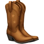 cowgirl boots sticker