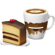 Coffee and cake  sticker
