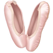Pale pink ballet shoes sticker