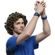 realistic portrait of young man sticker