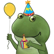 birthday sticker