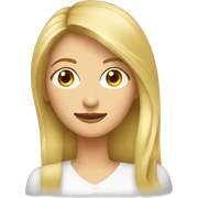 mujer rubia pelo largo maestra música ojos claros sticker
