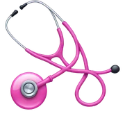 Pink Stethoscope  sticker