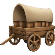 wooden wagon sticker