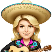 Mariachi Guitarist sticker