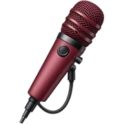 Microphone  burgundy sticker