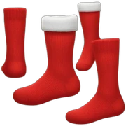 Red socks sticker