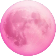 Pink moon  sticker