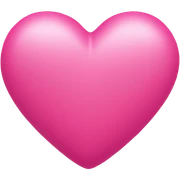 Pink heart sticker