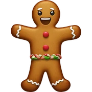 Gingerbread man  sticker