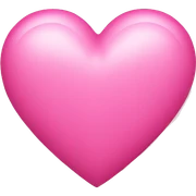 Pink heart sticker