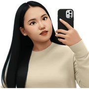 girl taking selfie with phone sticker