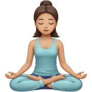 Girl meditación  sticker