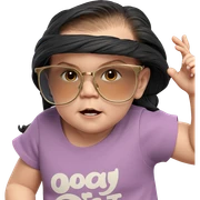 stylish girl in casual outfit sticker