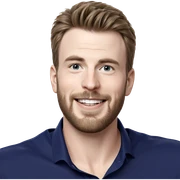 smiling boy in blue shirt sticker