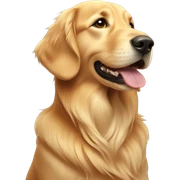 Golden retriever  sticker