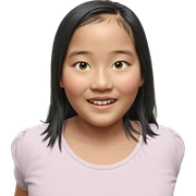 realistic portrait of girl sticker