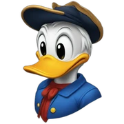 Donald duck sticker