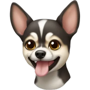 un cihuahua dentro una cuccia  sticker