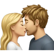 Kiss-white-man-and-white-girl sticker