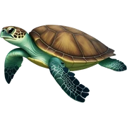 Sea turtle sticker