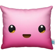 Pink Christmas pillow sticker