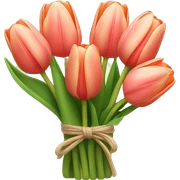 Tulip bouquet sticker