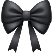 Black Bow sticker