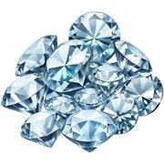 Slack of diamonds gems sticker