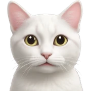 White cat ballet pink pastel sticker