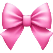 pink bow sticker