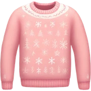 Light pink Christmas sweater  sticker