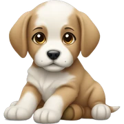 Puppy with Ugg sticker