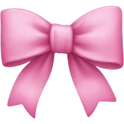 Pink bow sticker