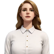girl in white shirt outdoors sticker