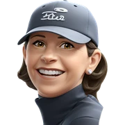 smiling girl in baseball cap sticker