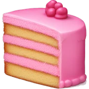 pink cake sticker