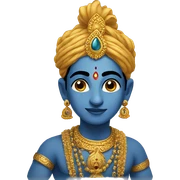 Krishna sticker