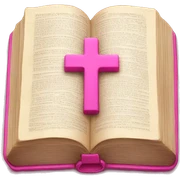 Pink Bible  sticker