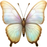 mother of pearl butterfly sticker