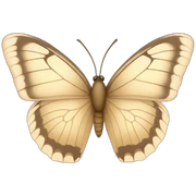 beige-butterfly sticker
