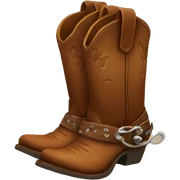 Cowboy boots sticker