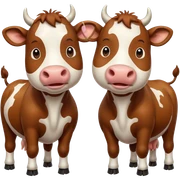Vacas enamoradas  sticker