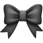 white bow sticker